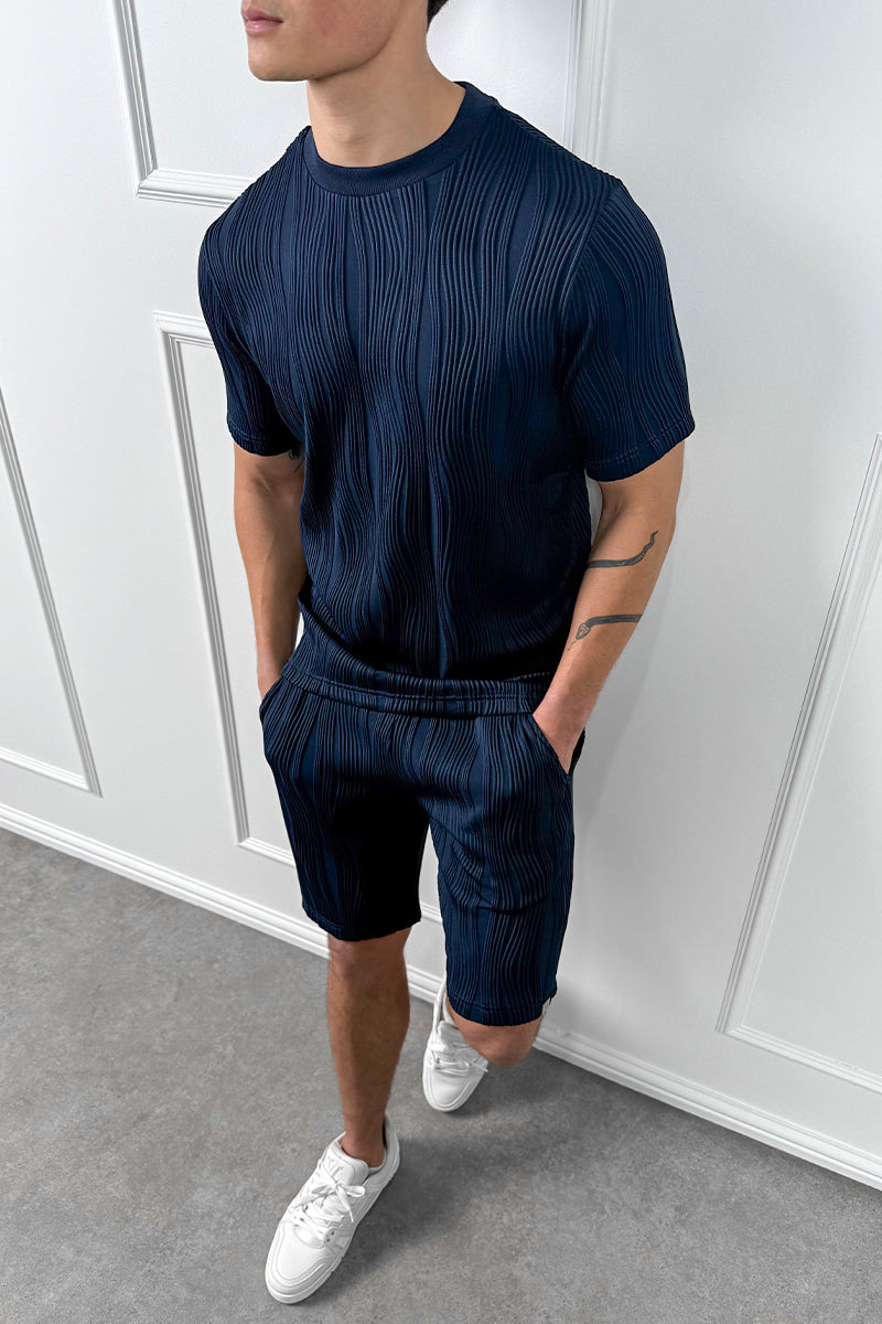 Wave Shorts - Navy