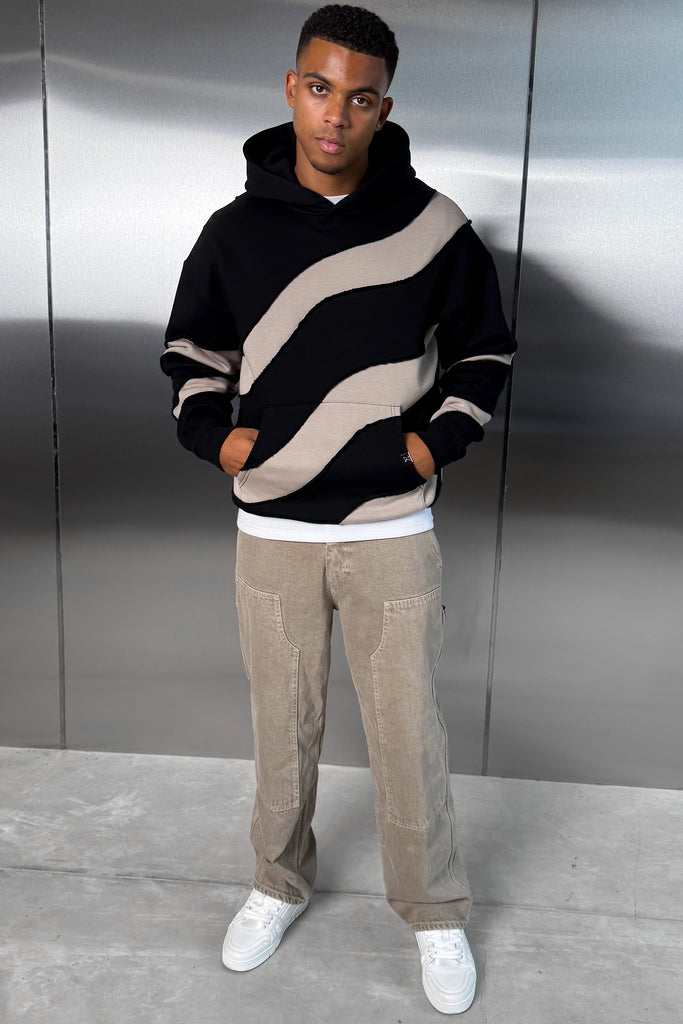 Flow Stitch And Repair Hoodie - Black