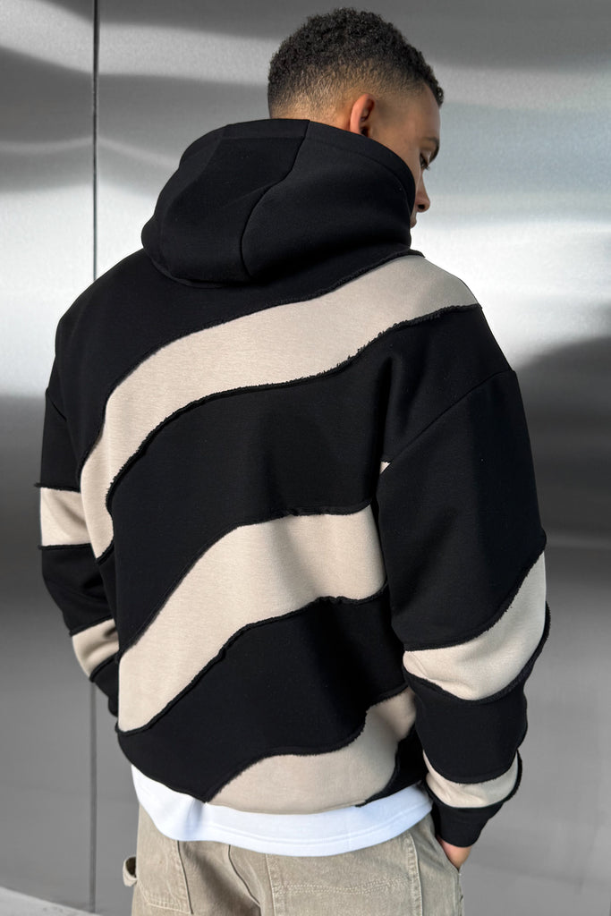 Flow Stitch And Repair Hoodie - Black