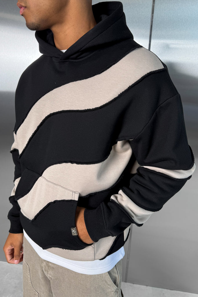 Flow Stitch And Repair Hoodie - Black