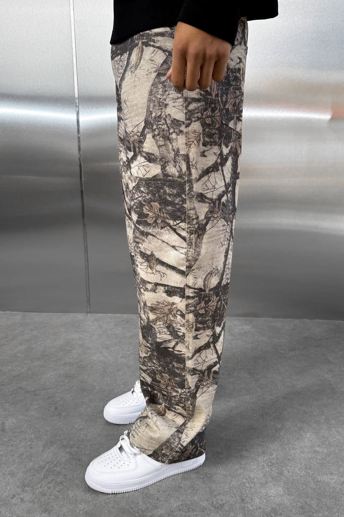 Real Tree Carpenter Denim - Tan Camo