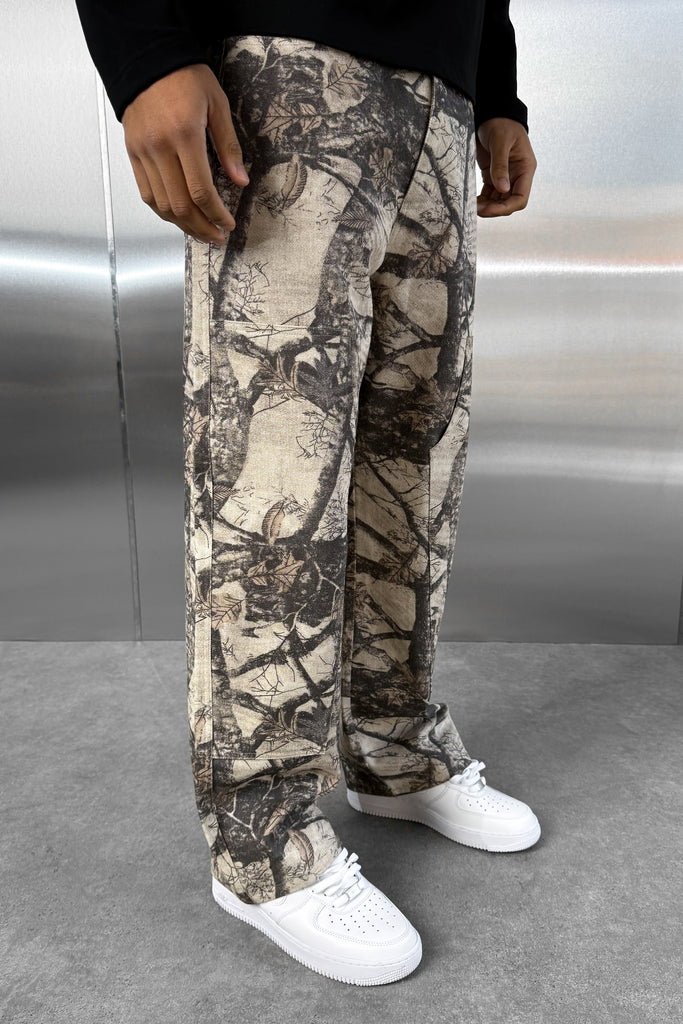 Real Tree Carpenter Denim - Tan Camo