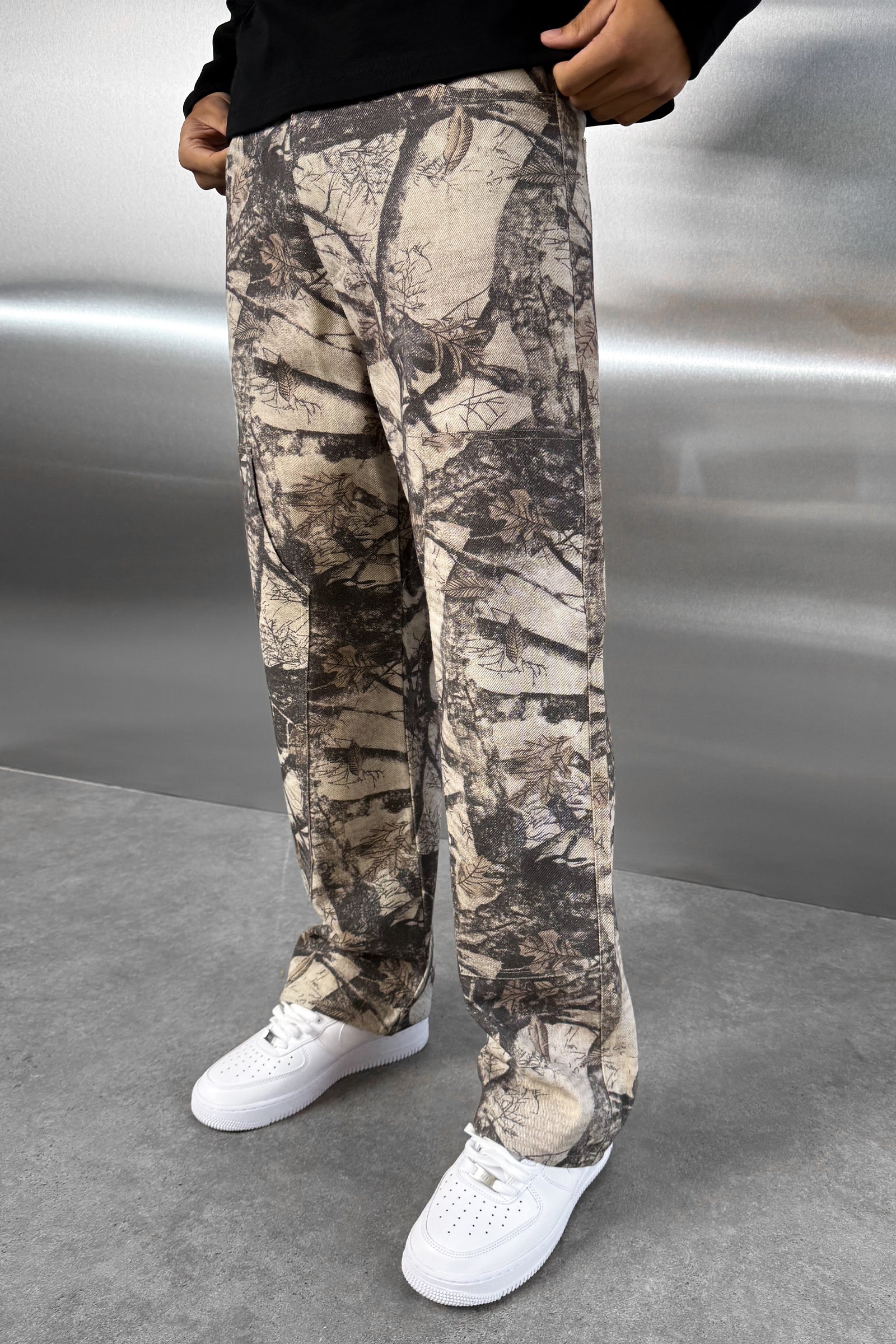 Real Tree Carpenter Denim - Tan Camo