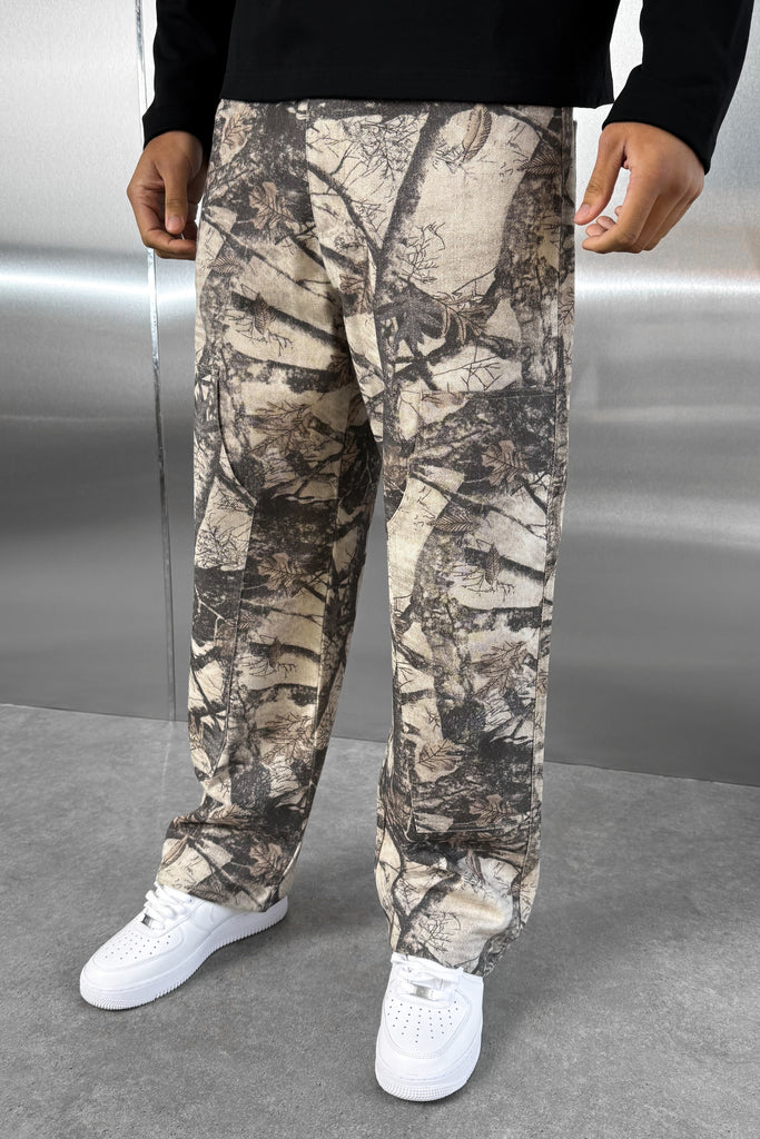 Real Tree Carpenter Denim - Tan Camo