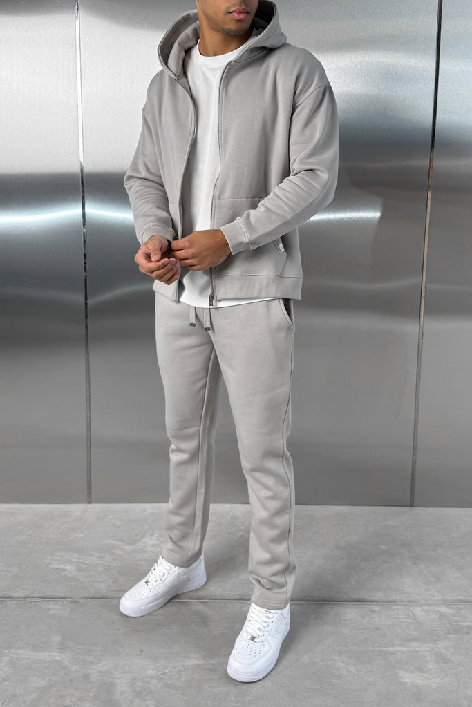 Straight Leg Jogger - Grey