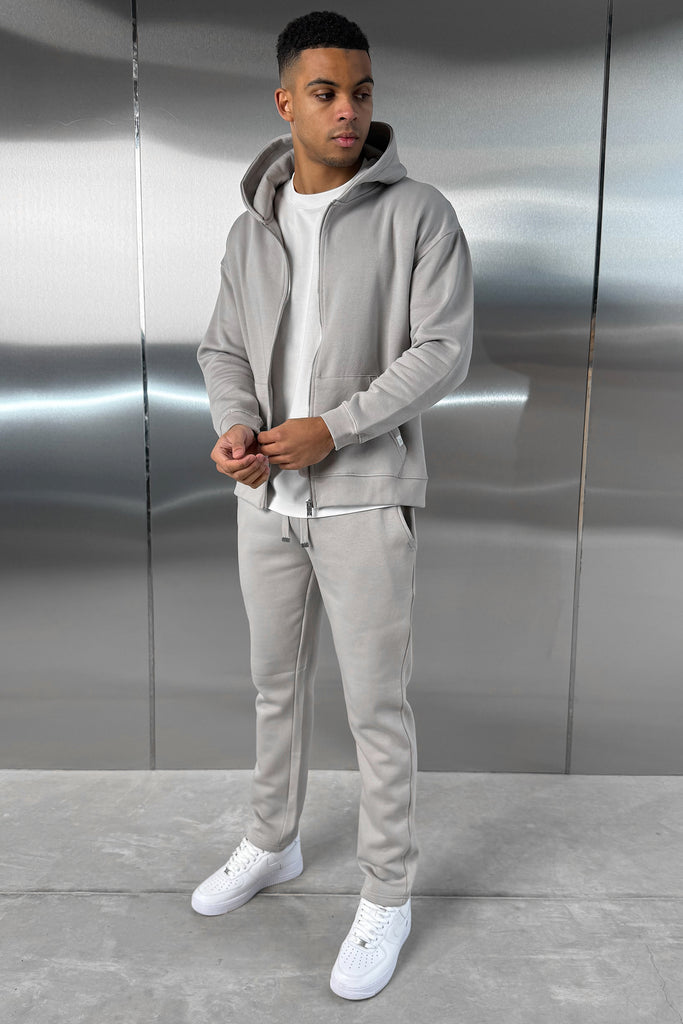Straight Leg Jogger - Grey