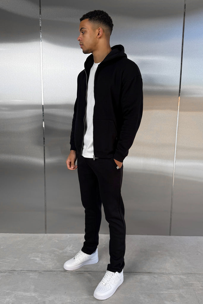 Straight Leg Jogger - Black