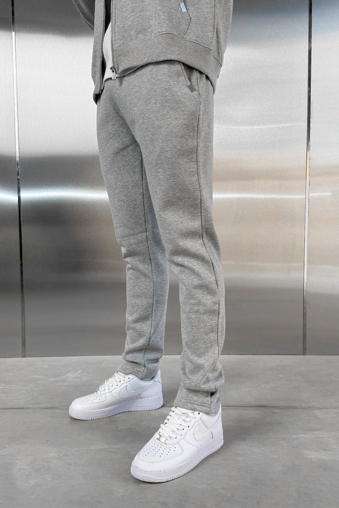 Straight Leg Jogger - Grey Marl