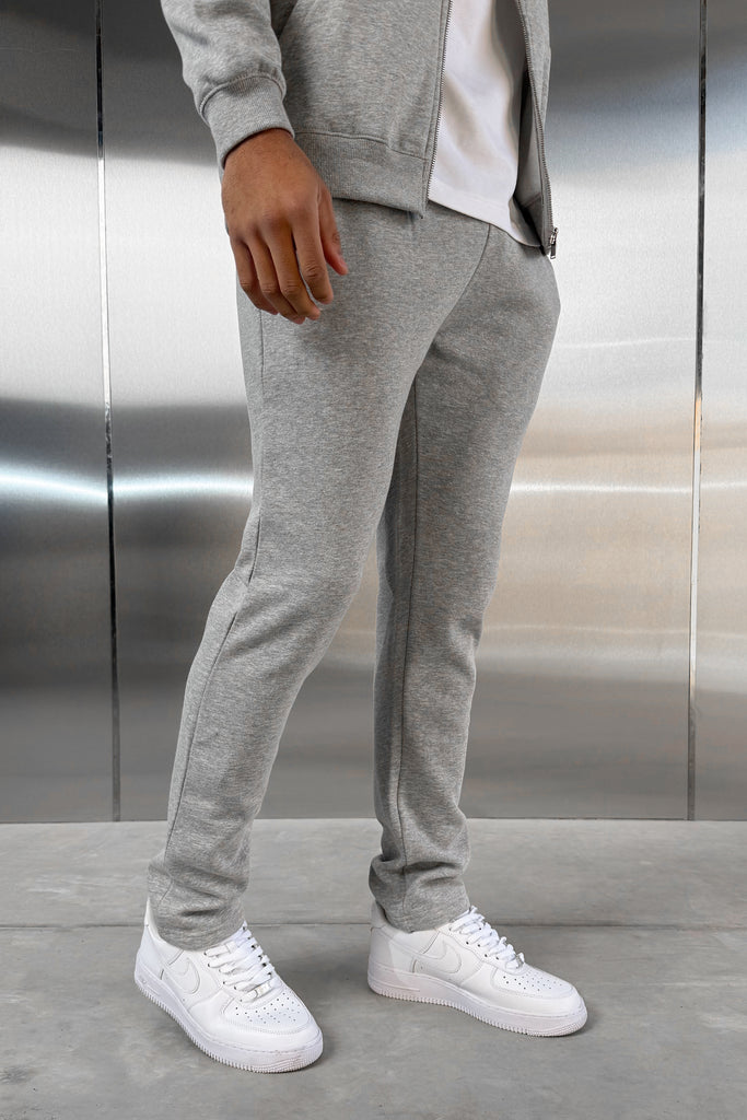 Straight Leg Jogger - Grey Marl