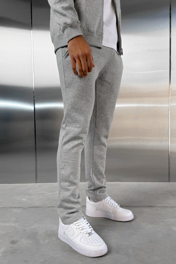Straight Leg Jogger - Grey Marl