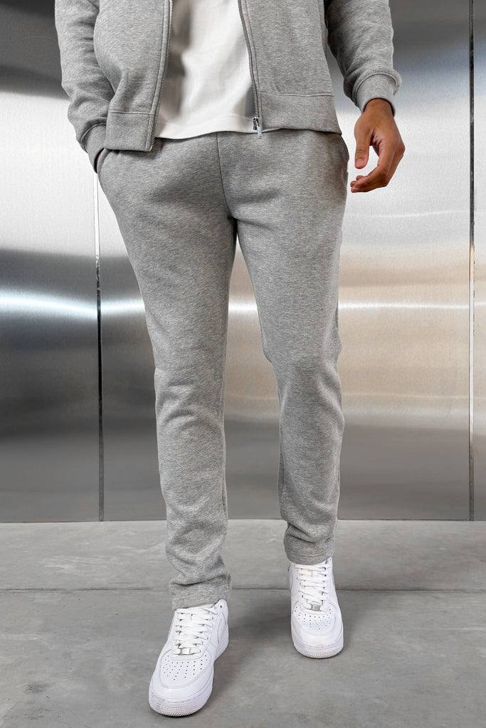 Straight Leg Jogger - Grey Marl