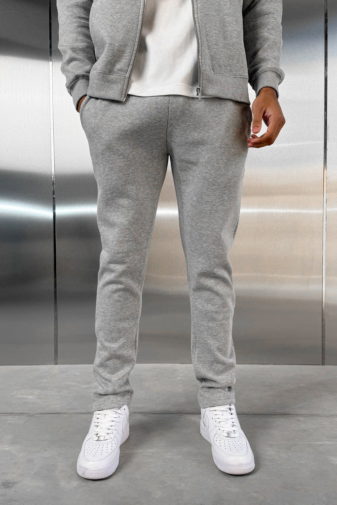 Straight Leg Jogger - Grey Marl