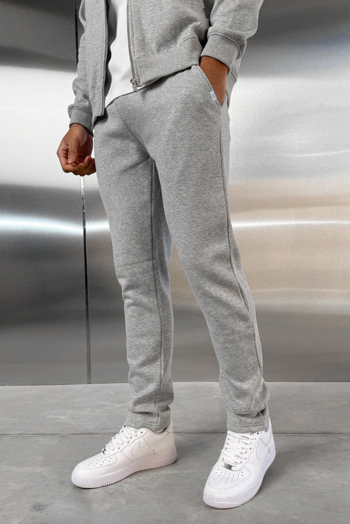 Straight Leg Jogger - Grey Marl