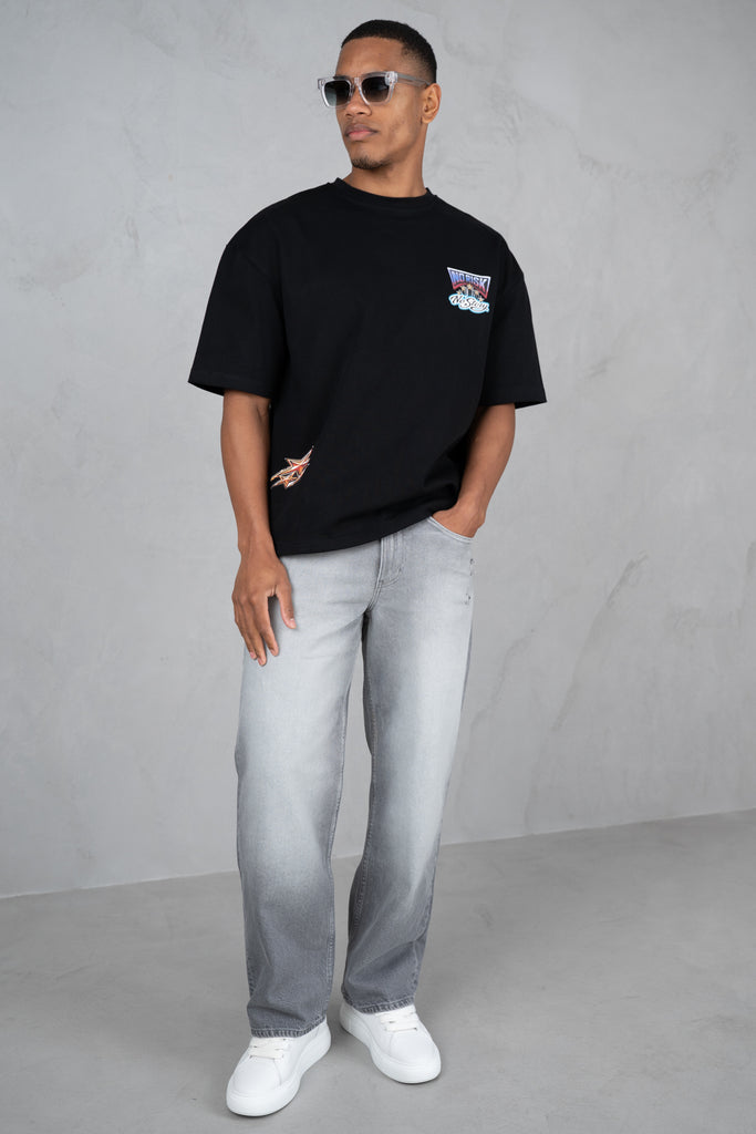 No Risk No Story Boxy T-Shirt - Black