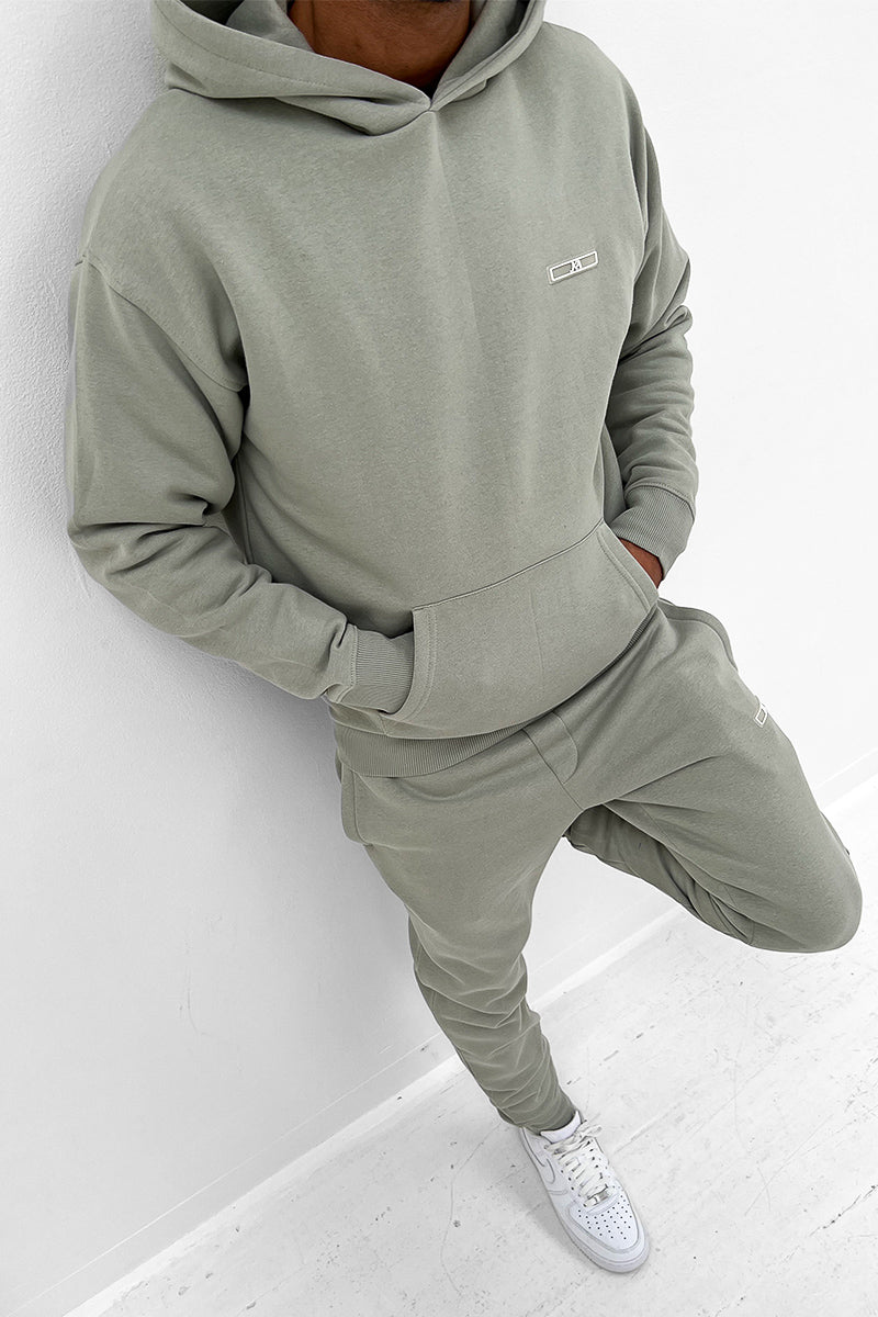 Day To Day Slim Fit Hoodie - Pale Green