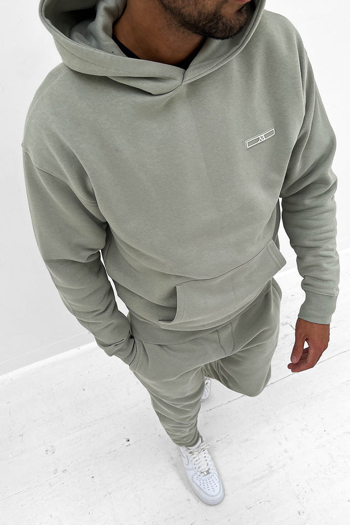 Day To Day Slim Fit Hoodie - Pale Green