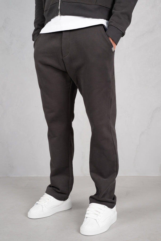 Premium Daily Boxy Double Zip Hoodie - Charcoal