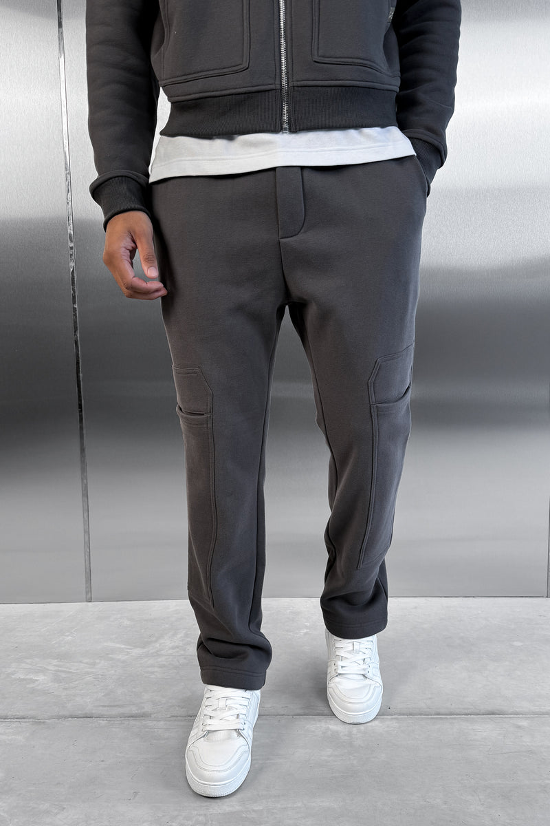 Carpenter Straight Leg Jogger - Charcoal