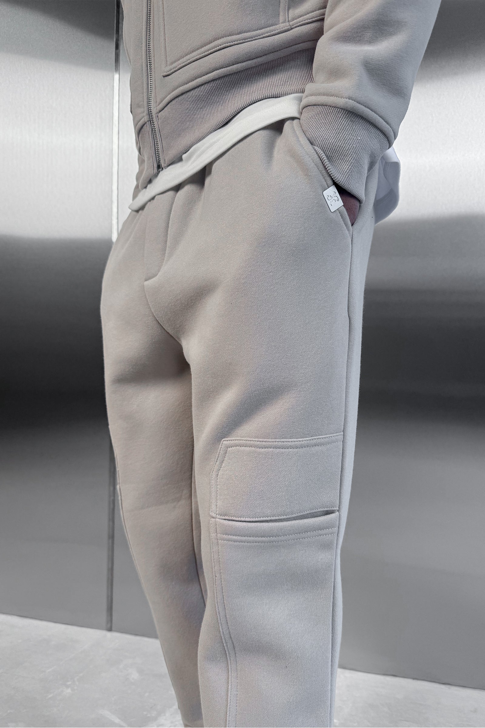 Carpenter  Straight Leg Jogger - Grey