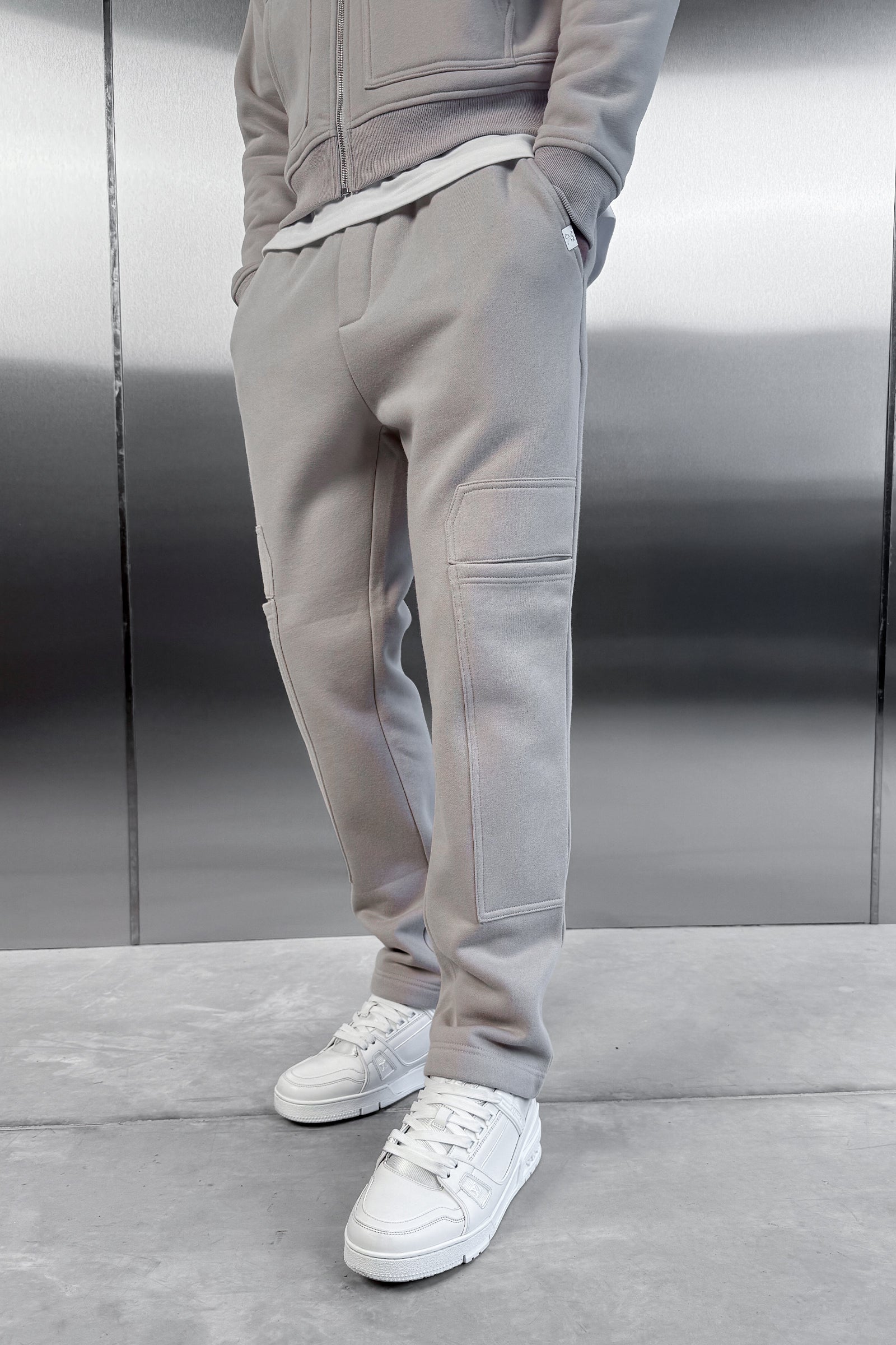 Carpenter  Straight Leg Jogger - Grey