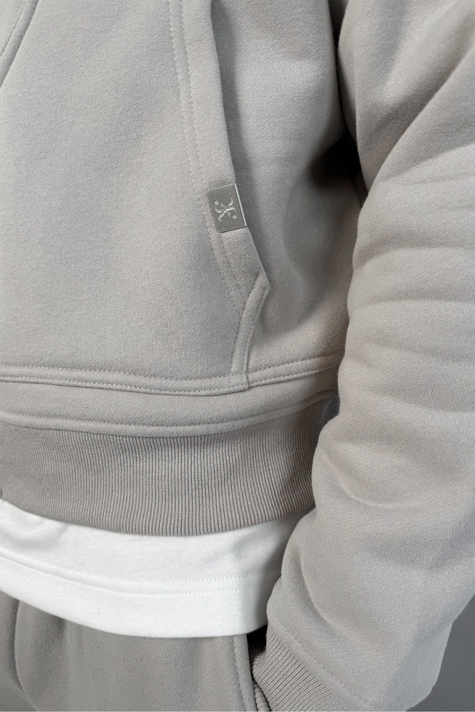 Boxy Carpenter Hoodie - Grey