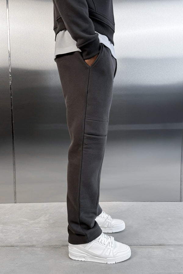 Carpenter Straight Leg Jogger - Charcoal