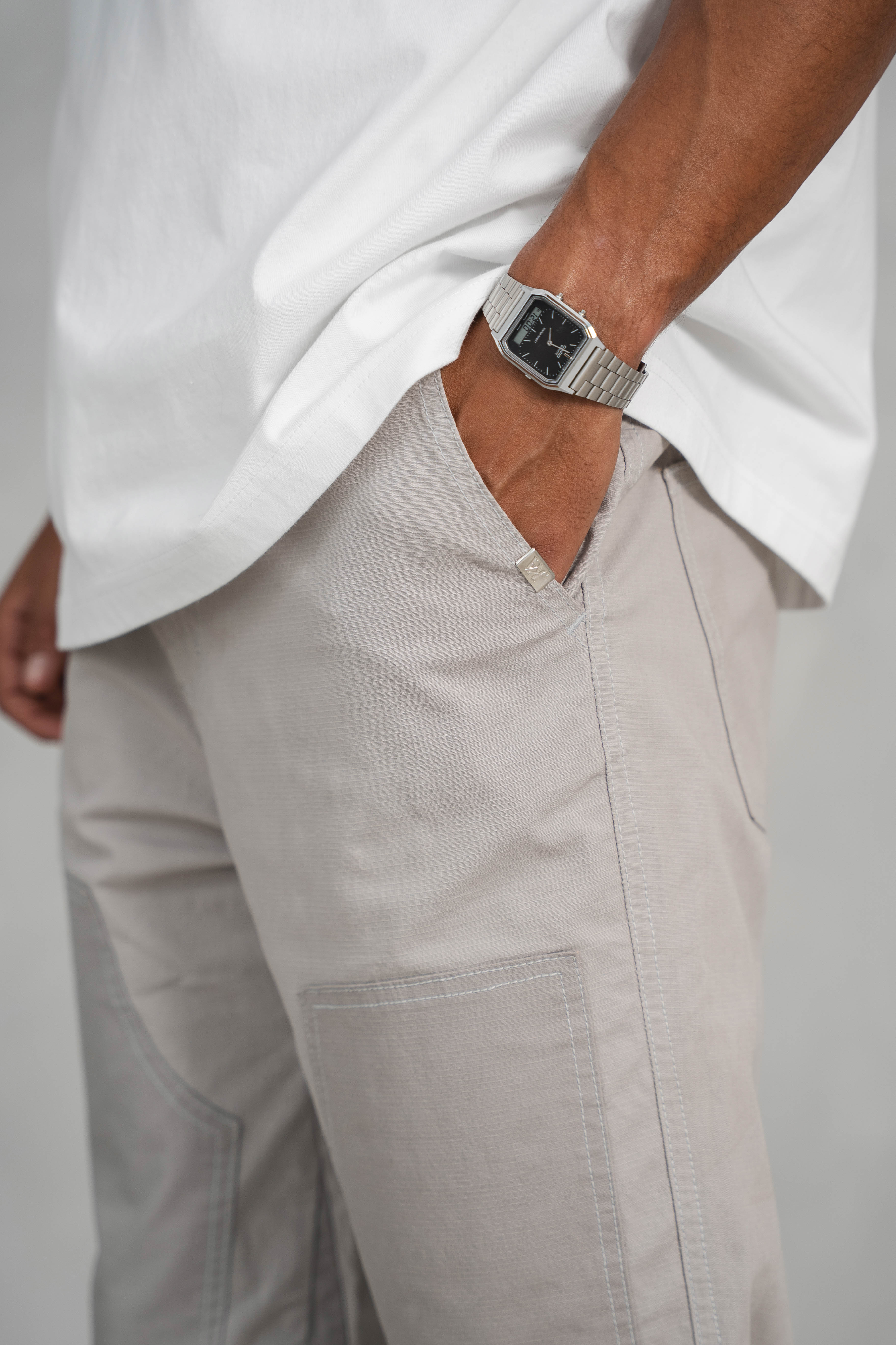 Carpenter Rip Stop Cargo Pant - Slate