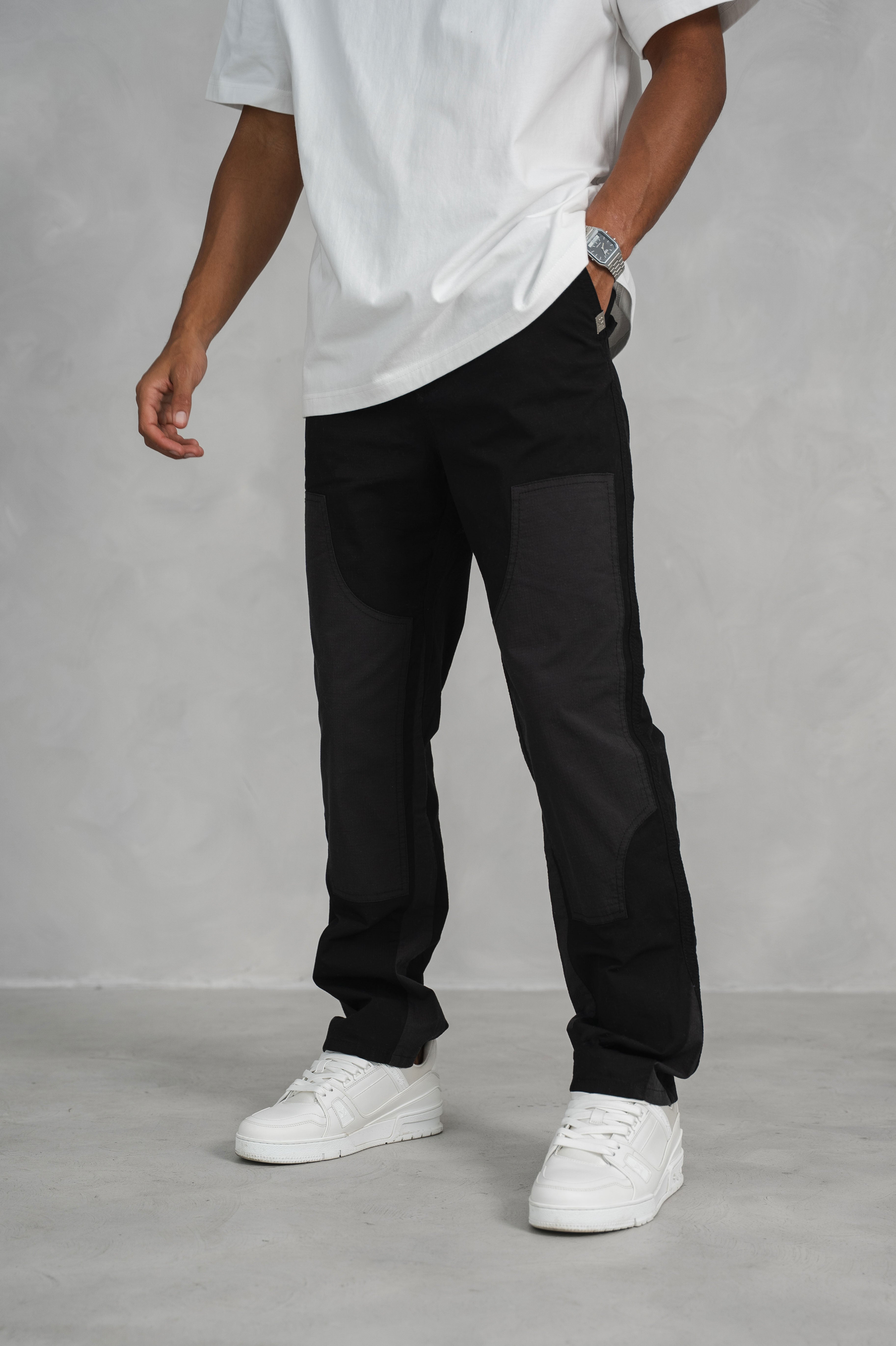 Carpenter Rip Stop Cargo Pant - Black
