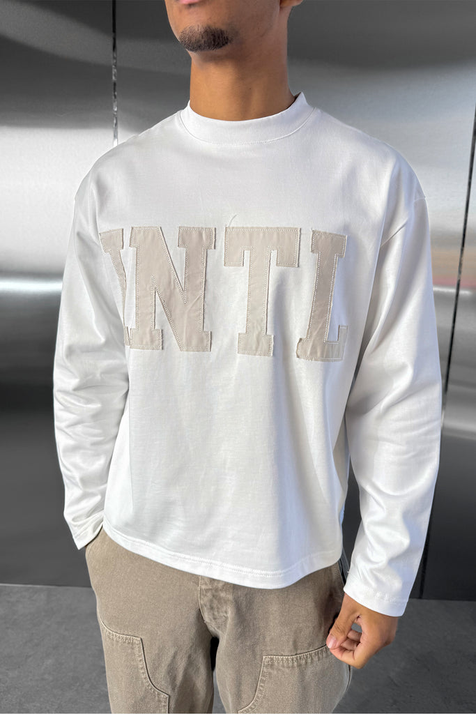 INTL Boxy Long Sleeve T-Shirt - White