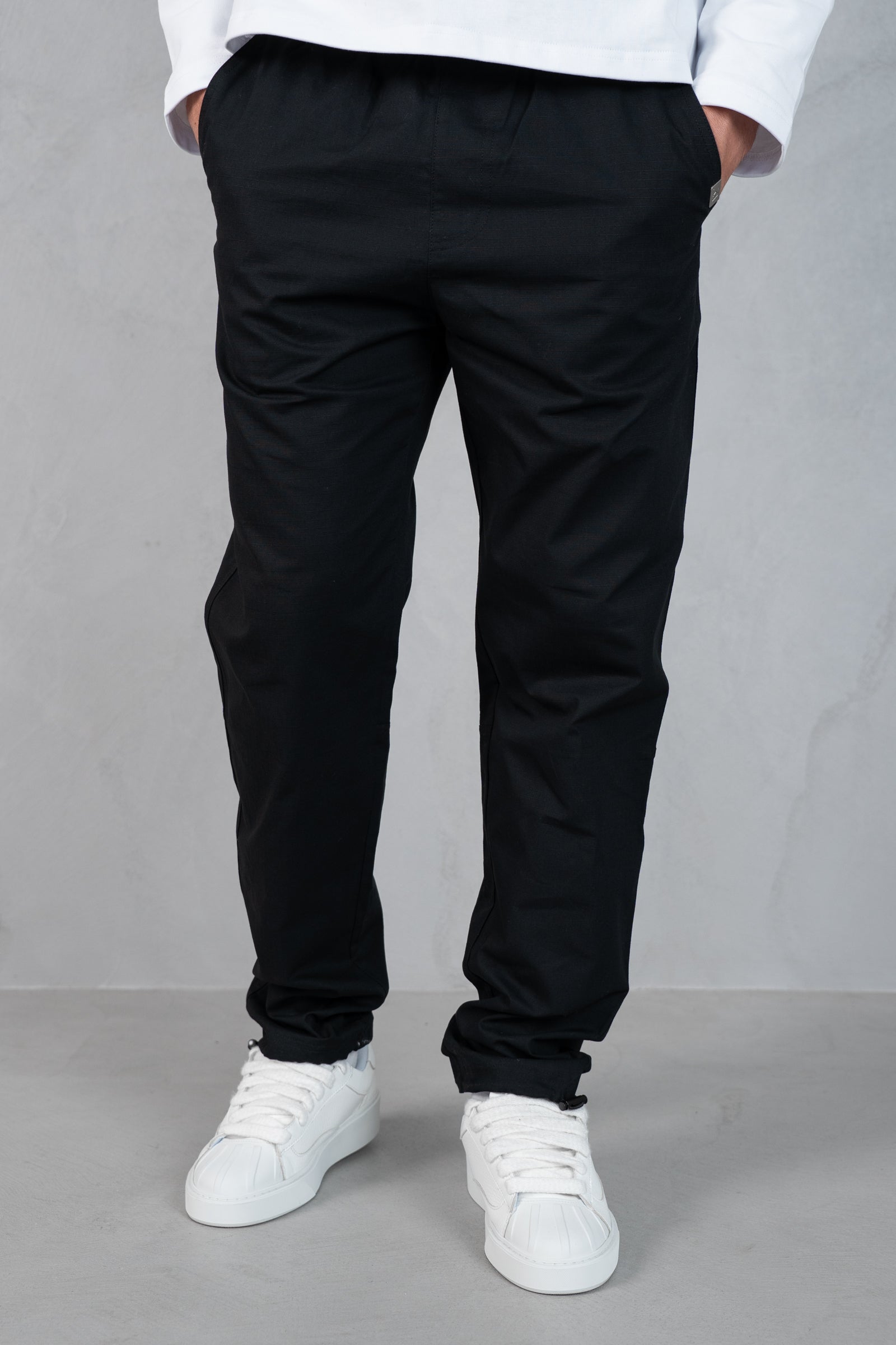 Essential Ripstop Straight Leg Cargo Pant - Black