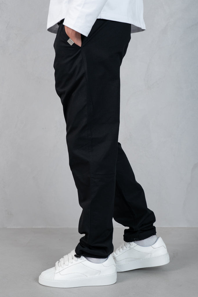 Essential Ripstop Straight Leg Cargo Pant - Black