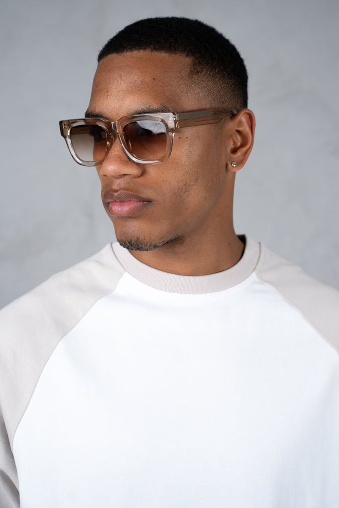 Scripture Raglan Boxy T-Shirt - White/Ecru