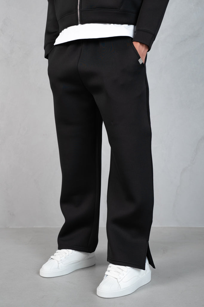 Scuba Split Hem Jogger - Black