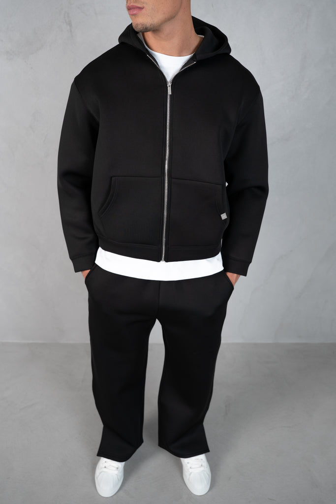 Scuba Split Hem Jogger - Black