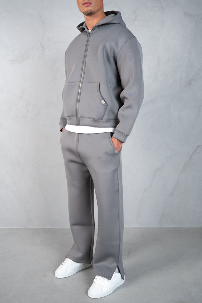 Scuba Split Hem Jogger - Grey