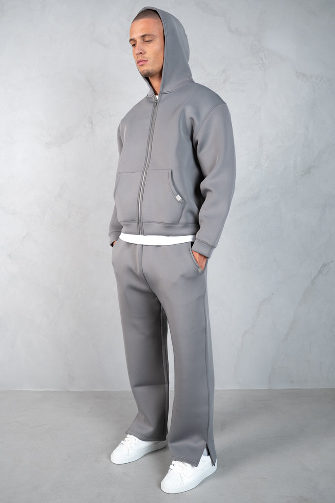 Scuba Split Hem Jogger - Grey