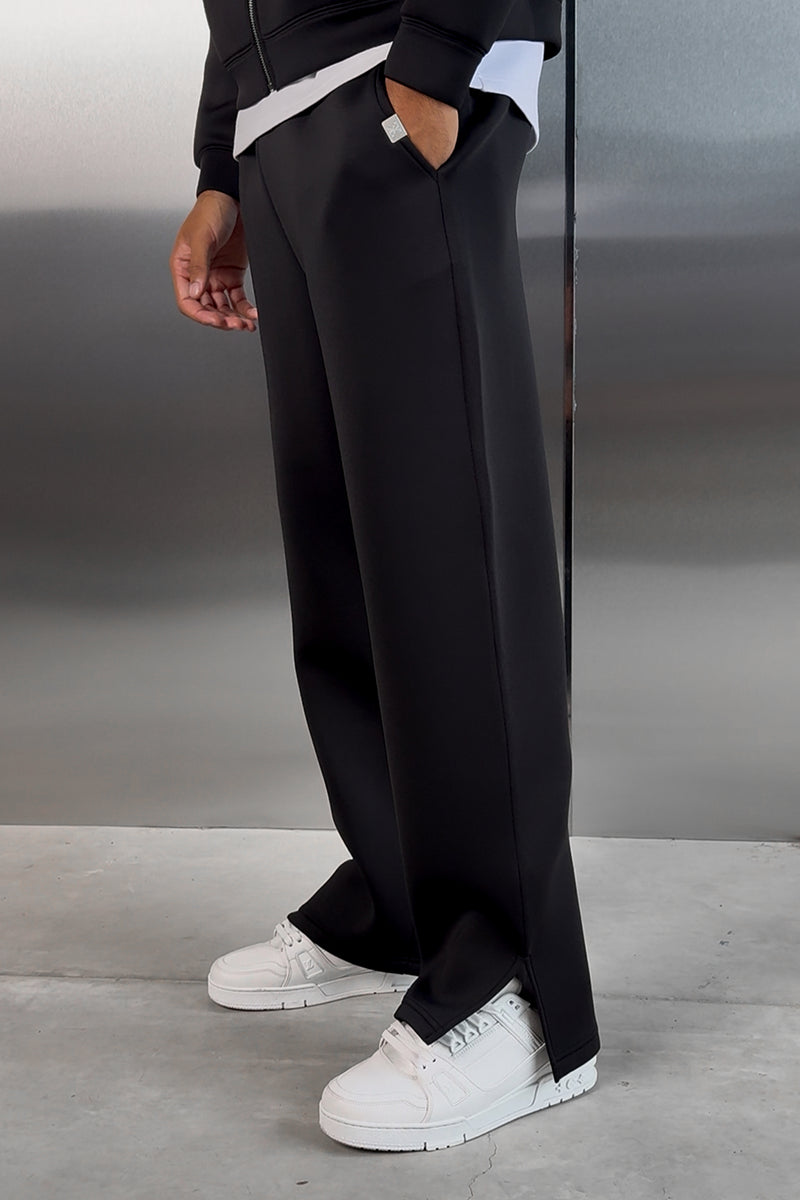 Scuba Split Hem Jogger - Black