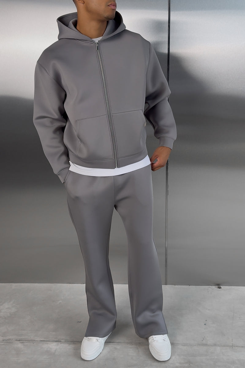 Scuba Split Hem Jogger - Grey