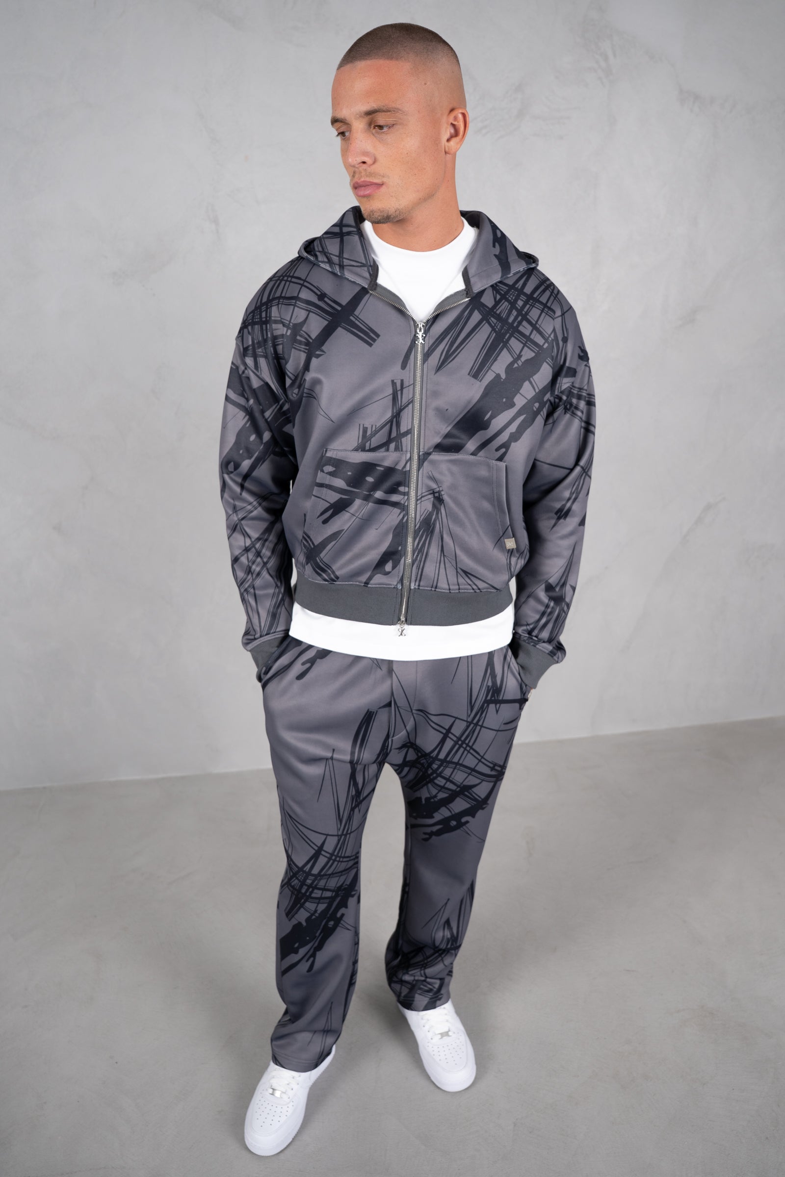 Sketch Boxy Straight Leg Joggers - Black