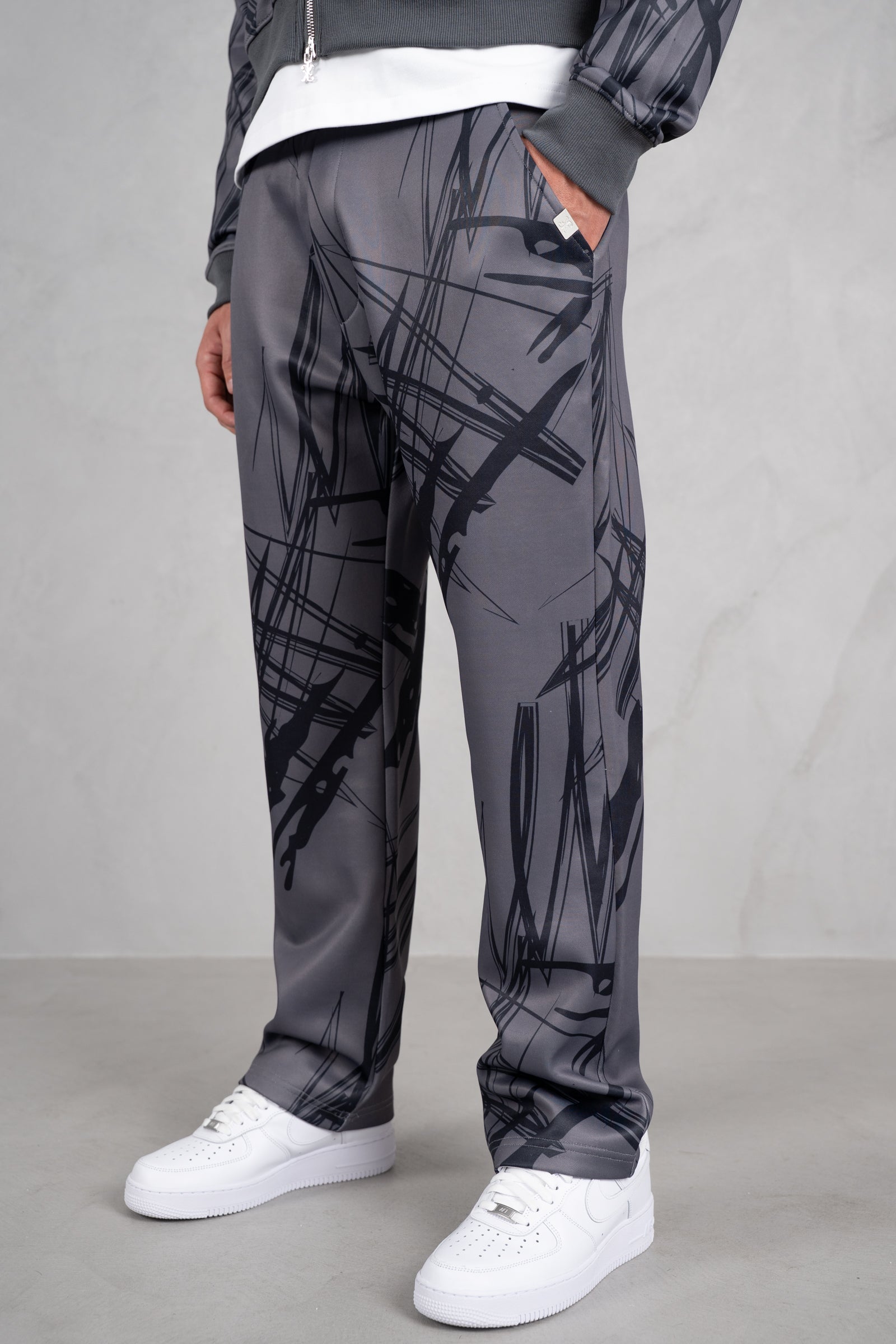 Sketch Boxy Straight Leg Joggers - Black