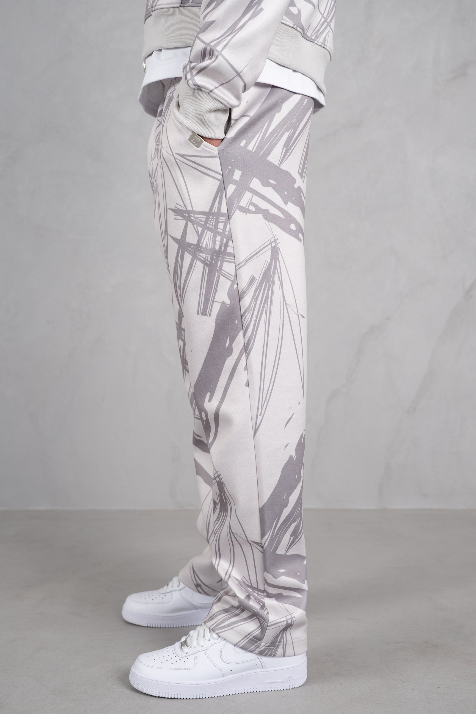 Sketch Boxy Straight Leg Joggers - Grey