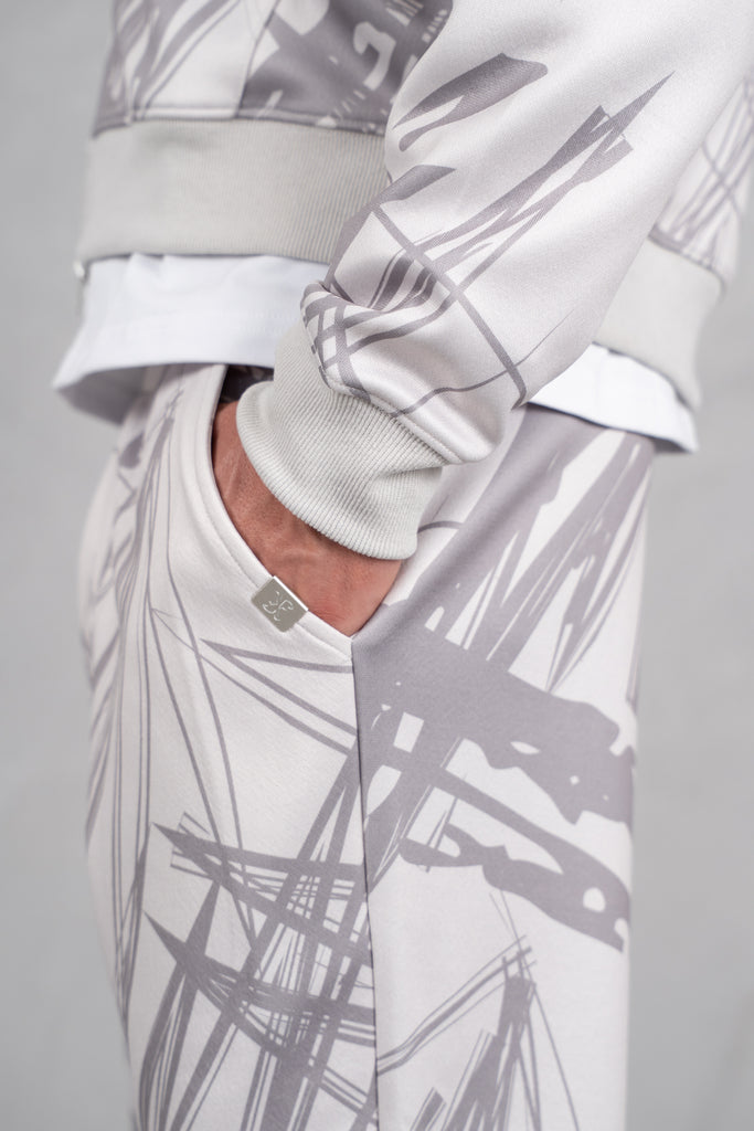 Sketch Boxy Straight Leg Joggers - Grey