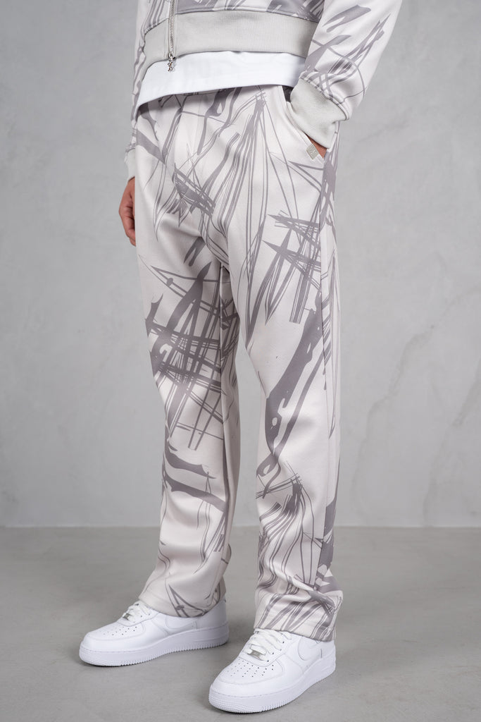 Sketch Boxy Hoodie - Grey