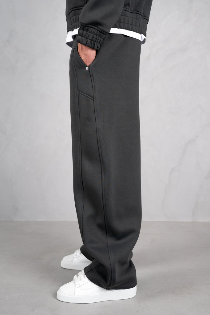 Brushed Scuba Carpenter Jogger - Charcoal