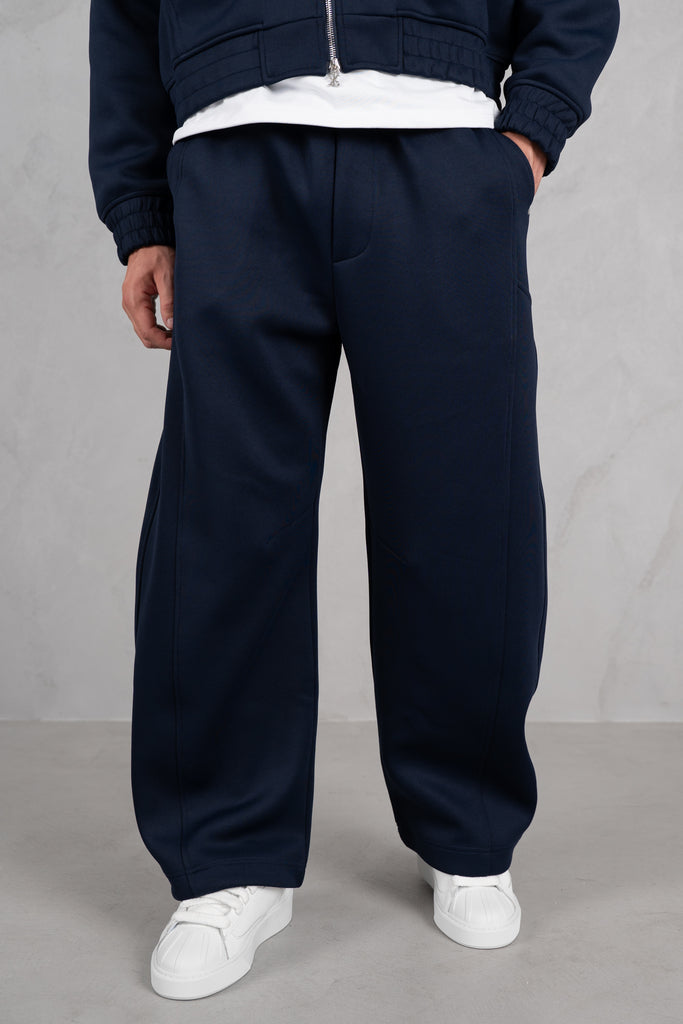 Brushed Scuba Carpenter Jogger - Navy
