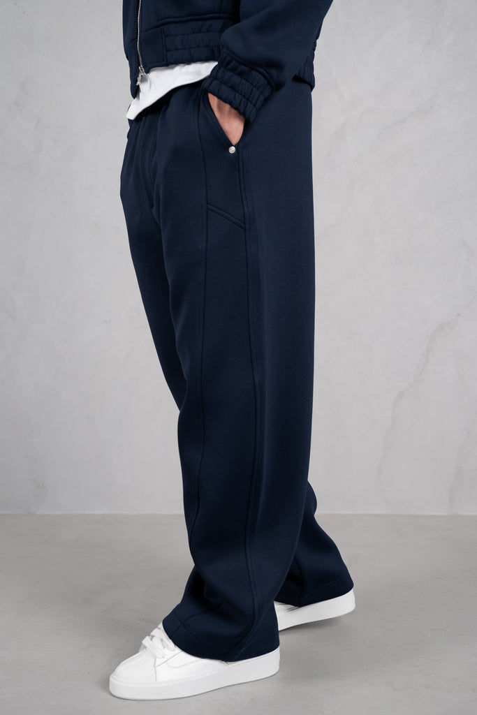 Brushed Scuba Carpenter Jogger - Navy