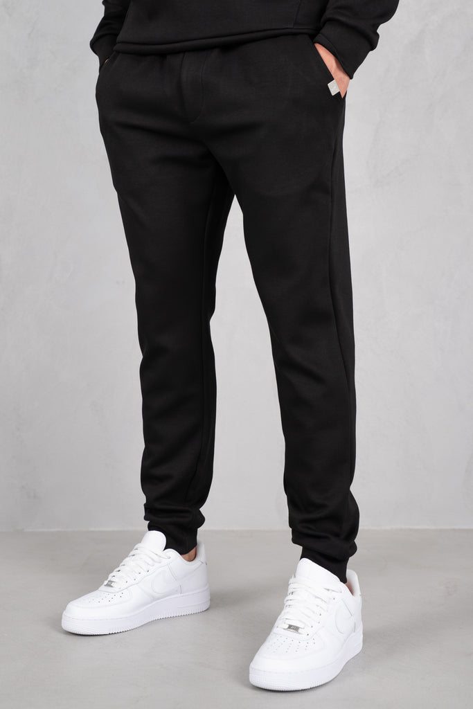 Soft Scuba Regular Fit Jogger - Black