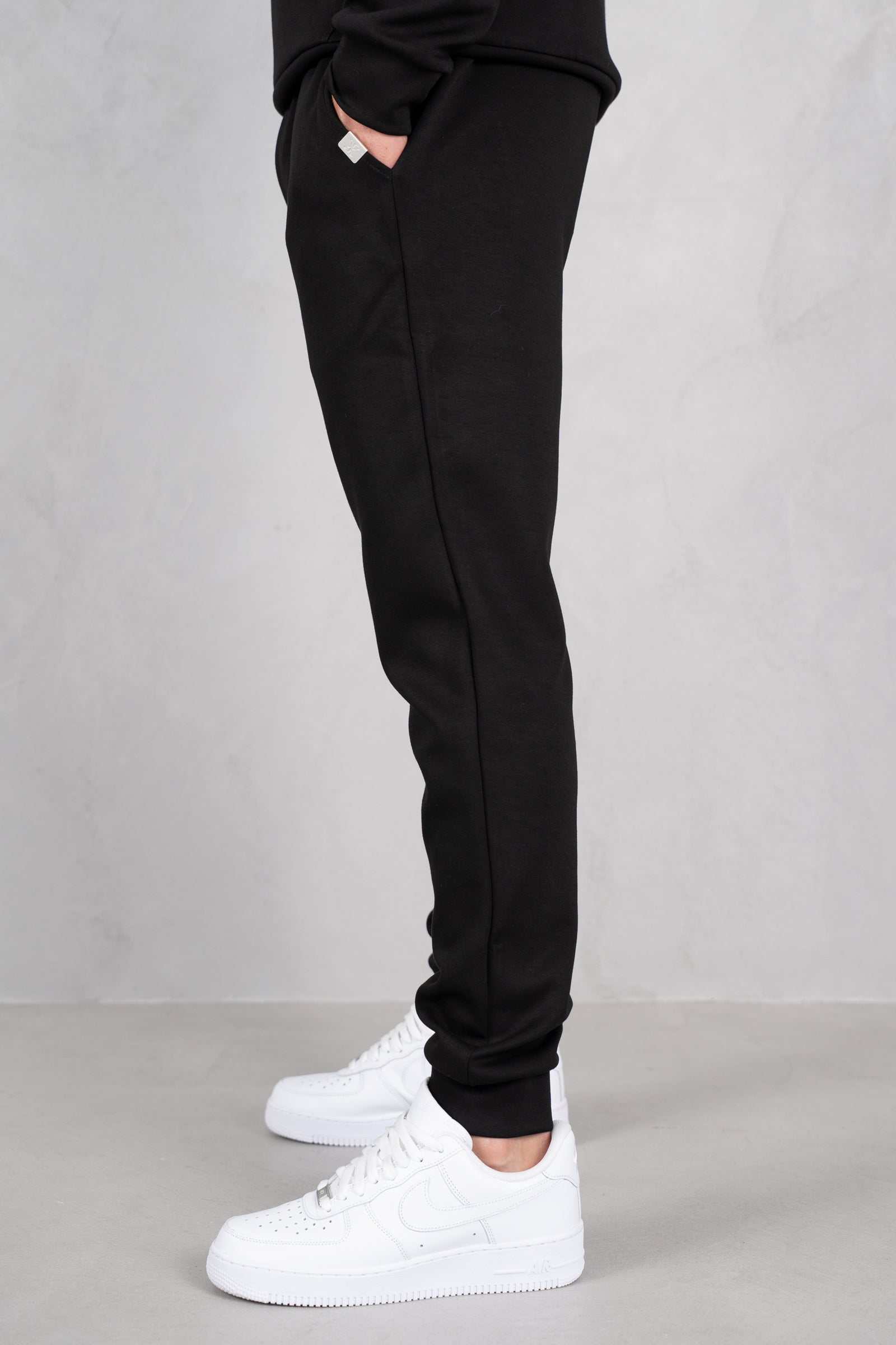 Soft Scuba Regular Fit Jogger - Black