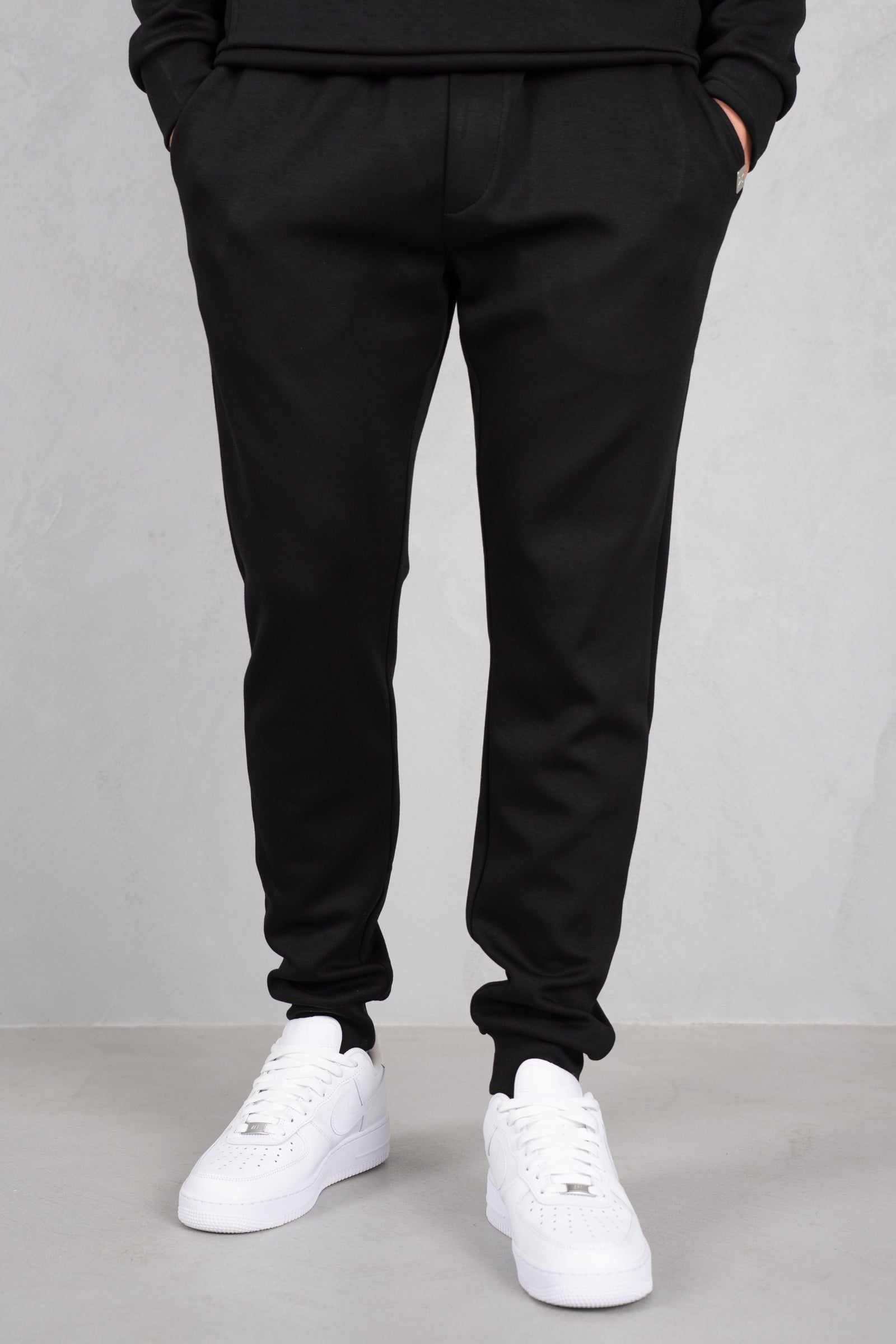 Soft Scuba Regular Fit Jogger - Black