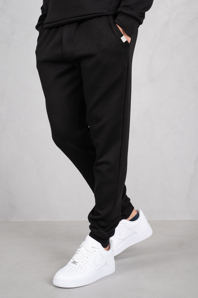 Soft Scuba Regular Fit Jogger - Black